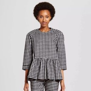 NWT Victoria Beckham for Target Peplum shirt